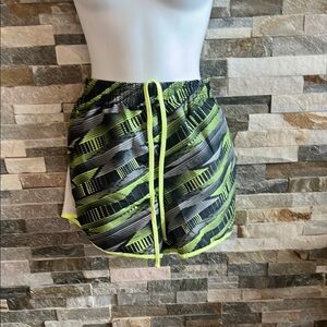 DANSKIN NOW  Vibrant Green and Black Athletic Shorts